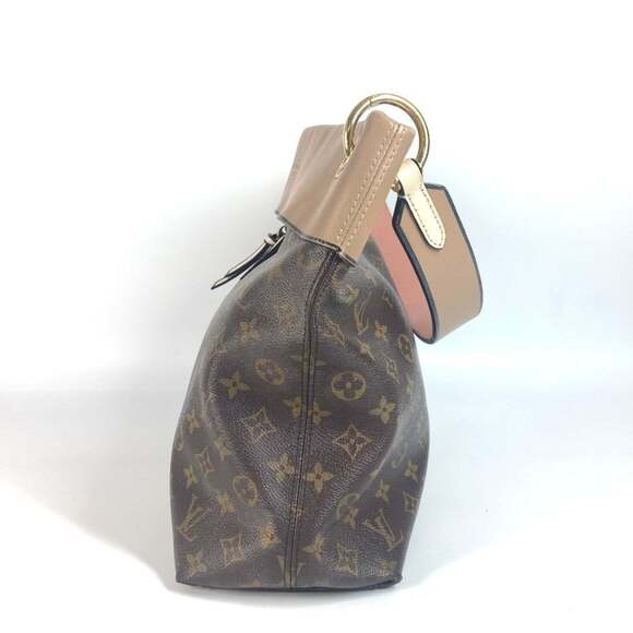 LOUIS VUITTON Authentic Brown Monogram Leather Shoulder Bag - Picture 3 of 16